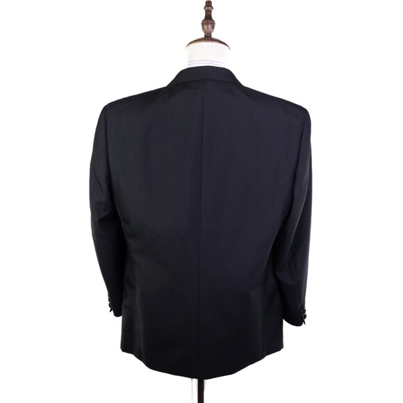 Bert Pulitzer Men's 1 Button Suit 42R Blazer Coat Wool Jacket Black Pants 32x28 - Picture 4 of 16